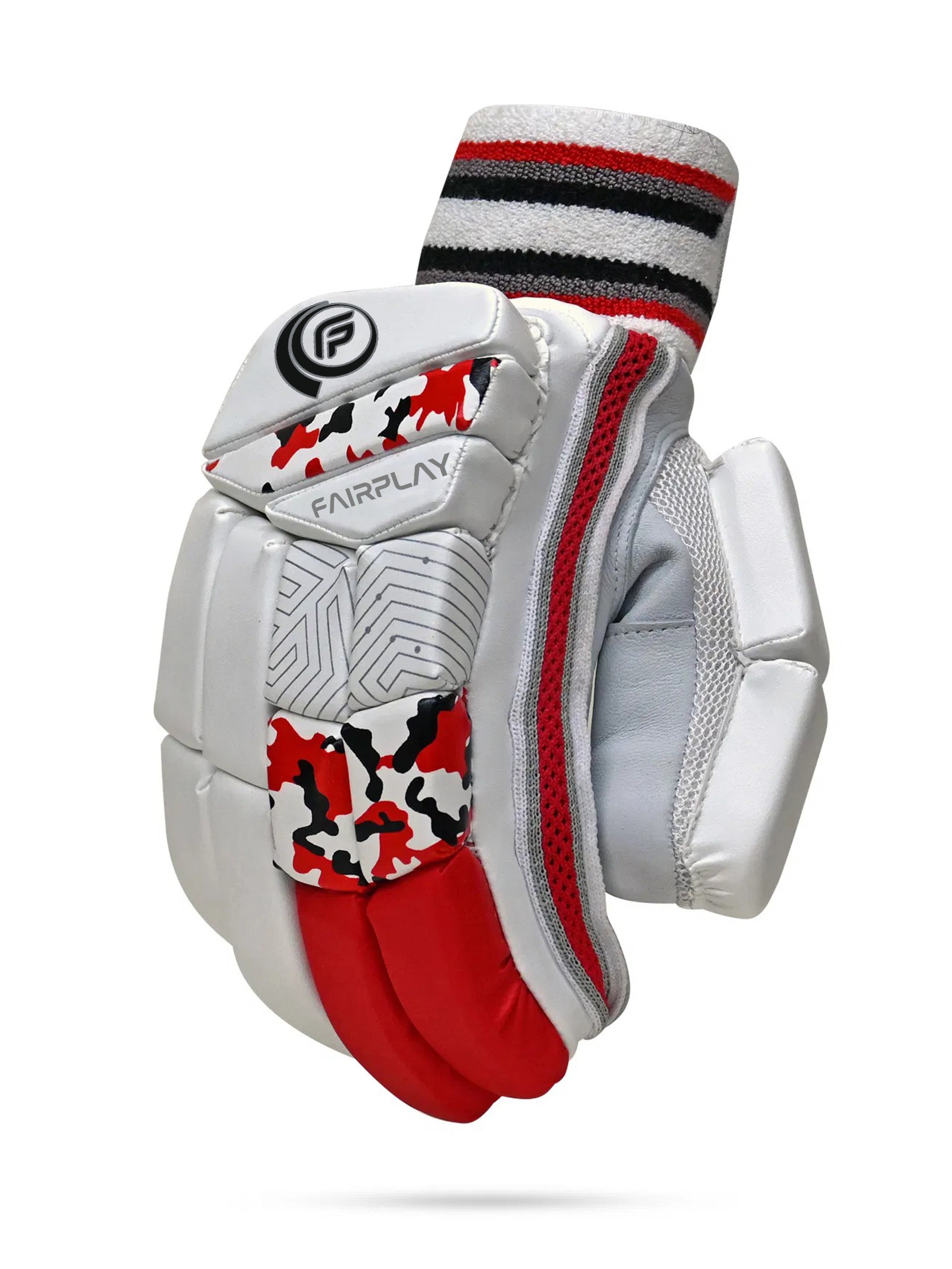 FPSI COLLEGE BATTING GLOVES | DUAL PADDED | LEATHER PALM