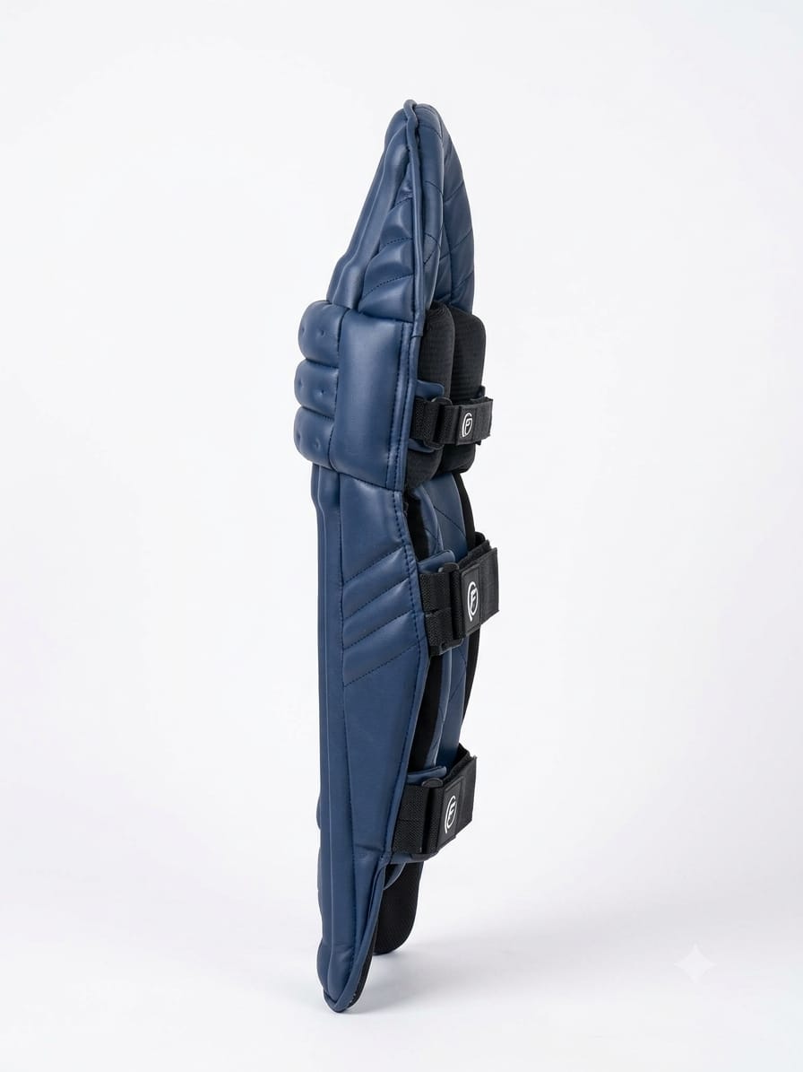 NAVY TEST BATTING LEGGUARD | PADS | 3 LAYERS FOAM (Copy)