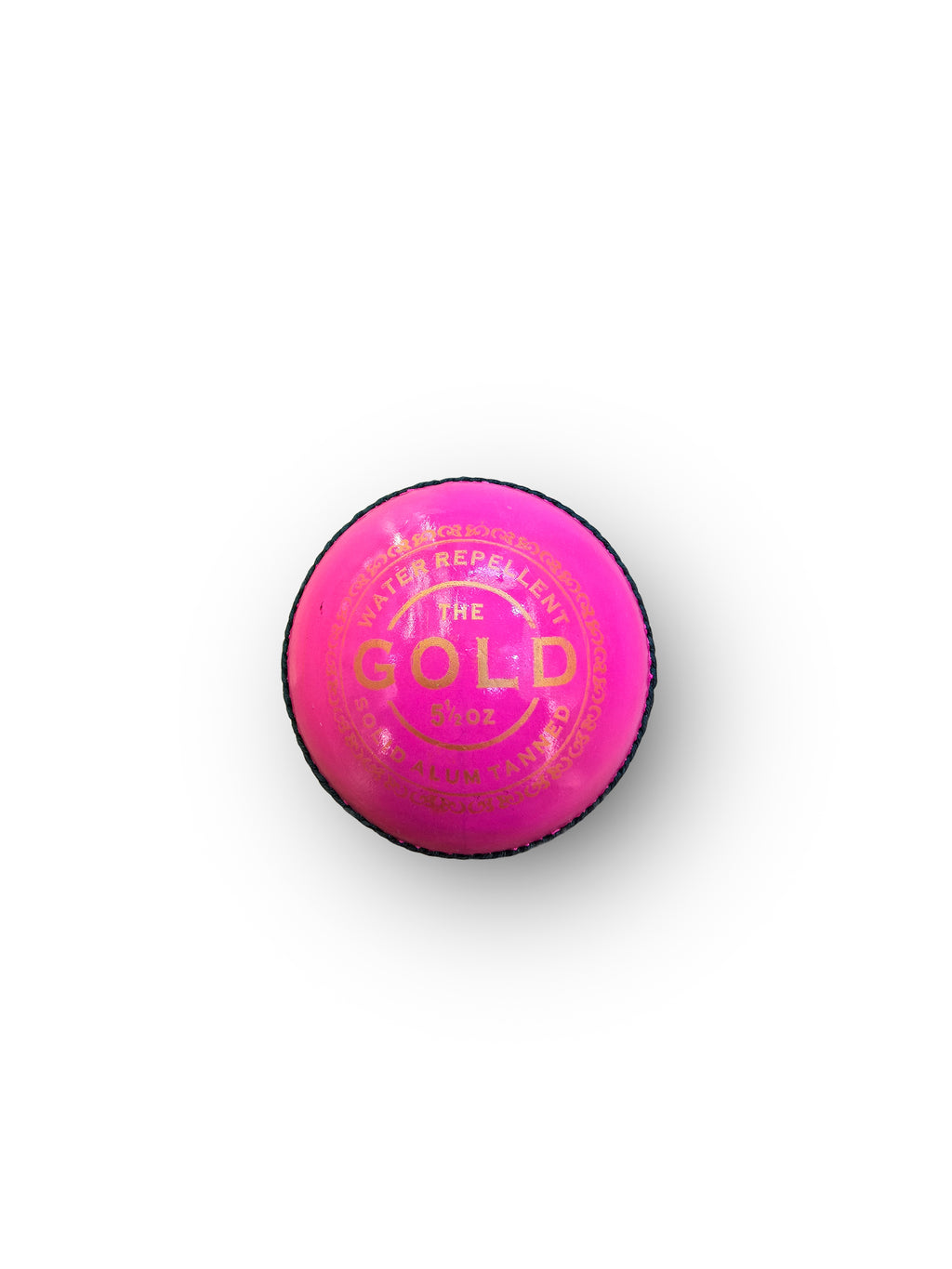 GOLD LEATHER CRICKET BALL | HAND STITCHED | 4 PIECE BALL