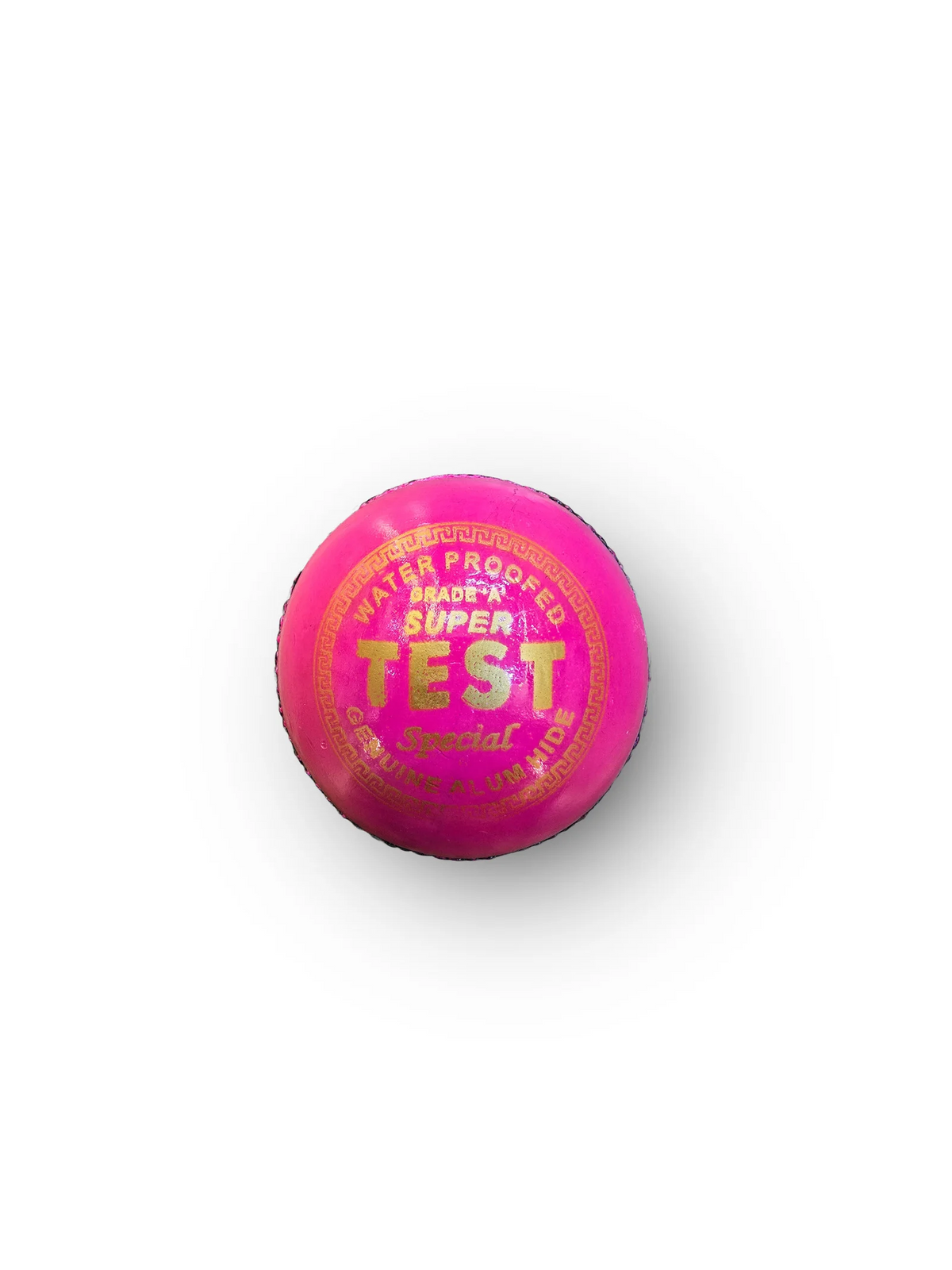 TEST GRADE A LEATHER BALL | 4 PIECE BALL | 35 OVER | PINK