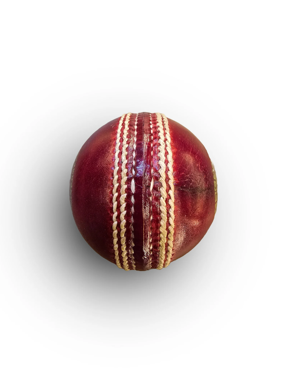 GOLD LEATHER CRICKET BALL | HAND STITCHED | 4 PIECE BALL