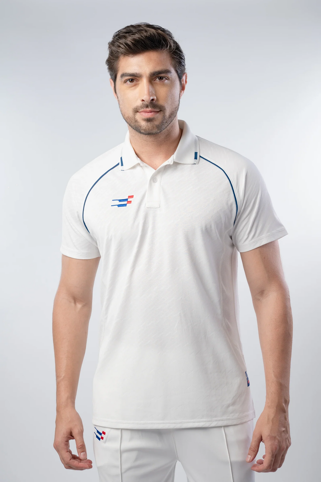 Cobra-Pro Cricket Whites Half Tshirt