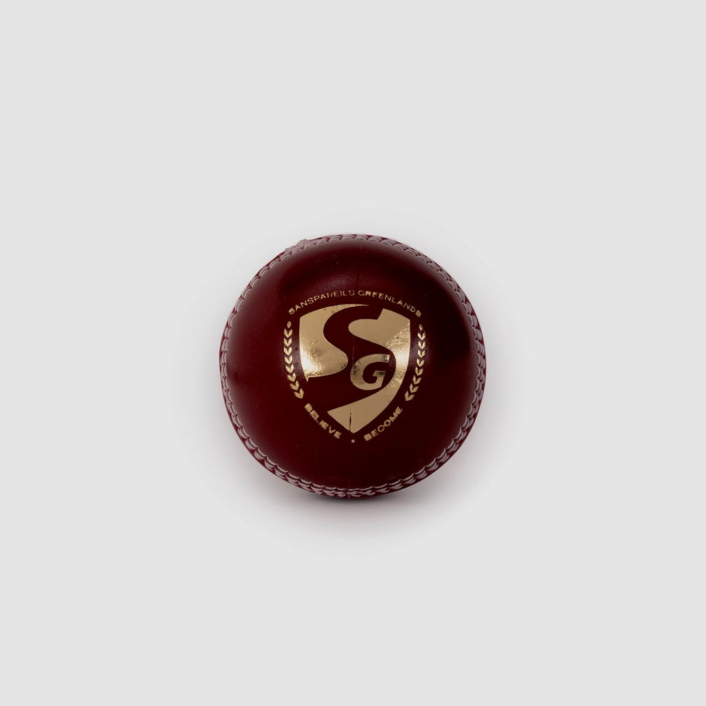 SG Super 50 Cricket Ball |  Leatherette material | Pack of 3