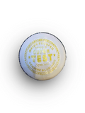 TEST GRADE A LEATHER BALL | 4 PIECE BALL | 35 OVER | WHITE