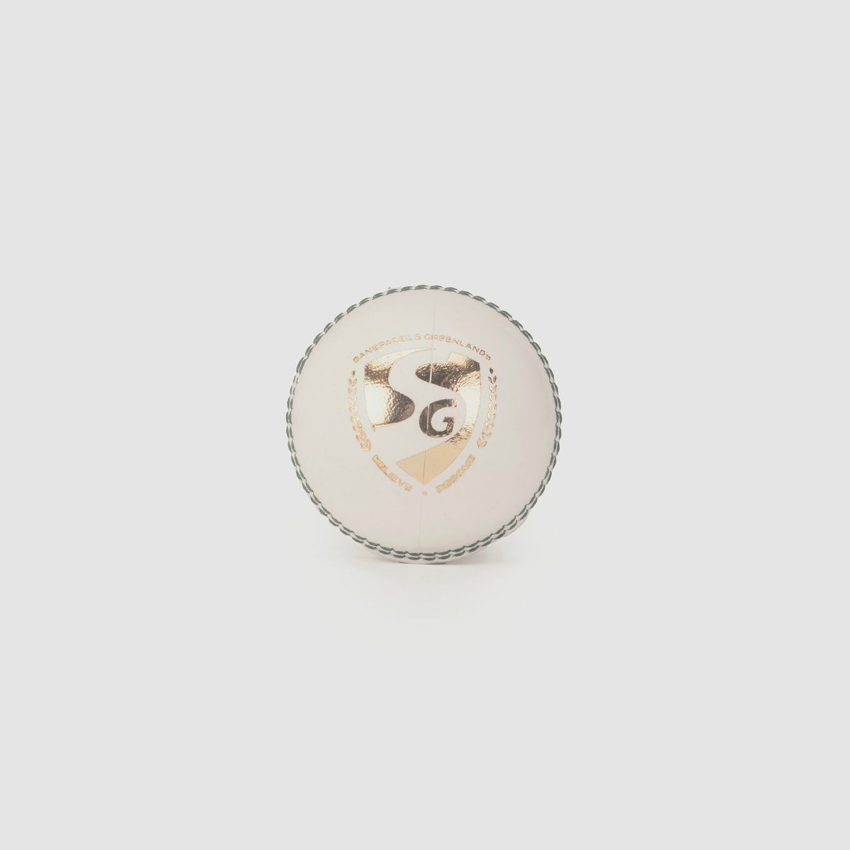 SG Super 50 Cricket Ball | White | Leatherette material